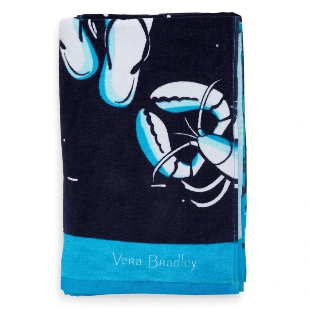 🆕 Vera Bradley SHORE ENOUGH Beach Towel